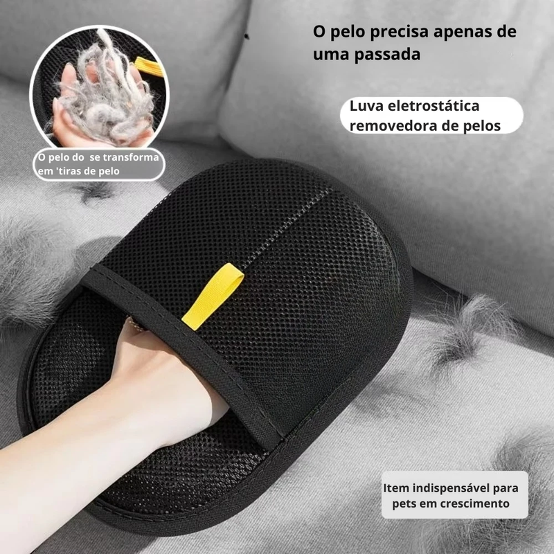 luva removedor de pelo de pets