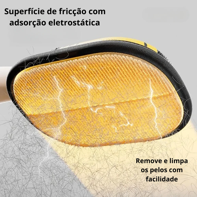 luva removedor de pelo de pets