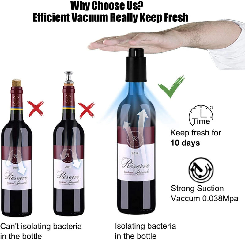 Rolha de vinho a vácuo