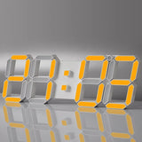 Relógio de Parede LED 3D Inteligente com Controle Remoto