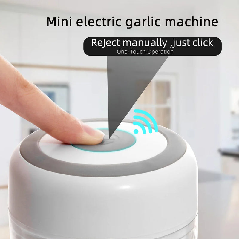 Mini triturador de alho e carne elétrico