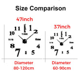 Relógio de Parede 3D Gigante em Acrílico